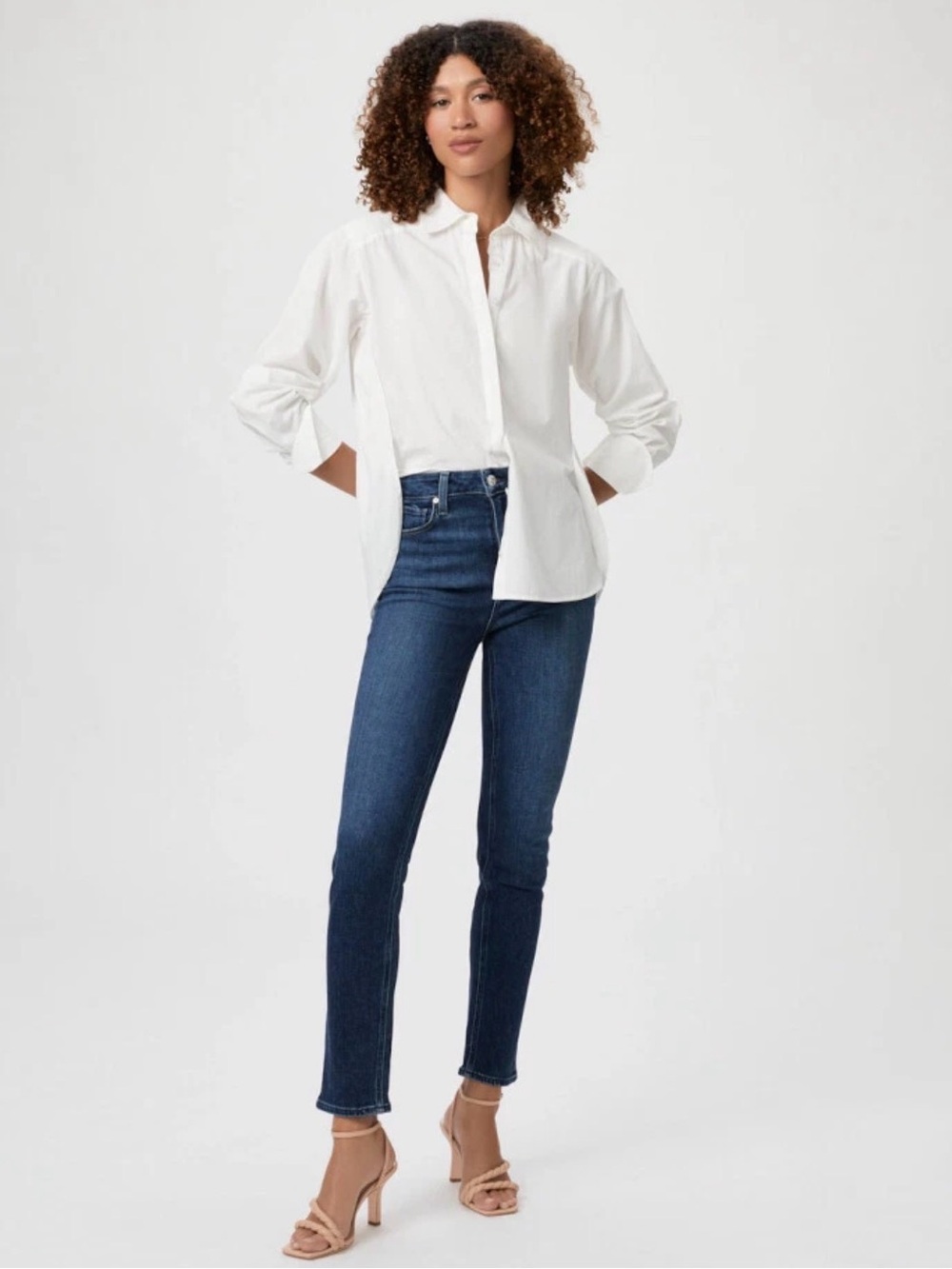 Paige Gemma High Rise Cigarette Leg Denim Jeans NWT Size 25 Anthropologie